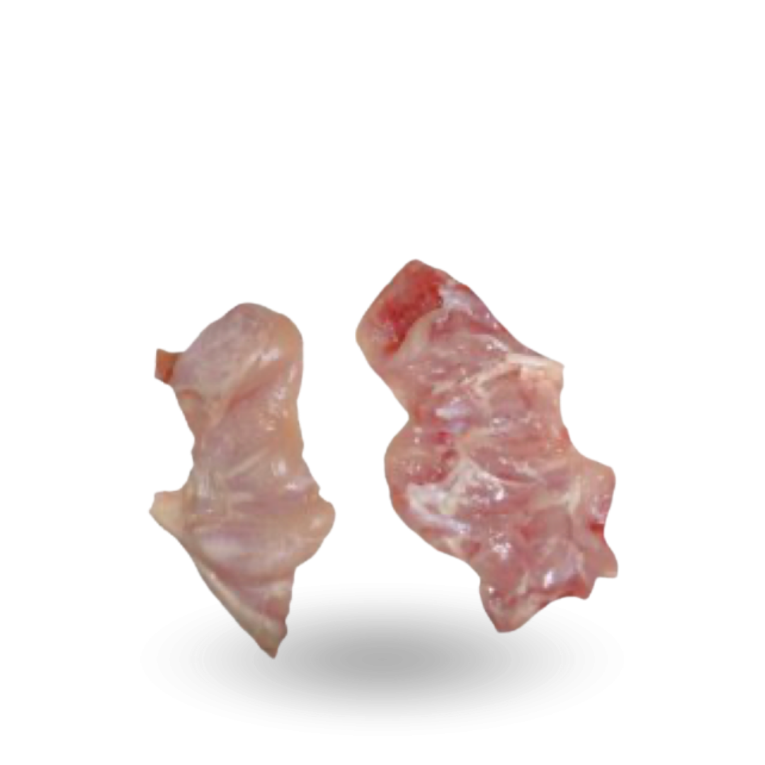 Chicken thigh meat boneless skinless Udo kurczak bez kości, bez skóry.png